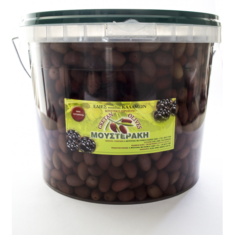 Maslinele de masa Kalamata conservate in otet- galeata de plastic 5kg