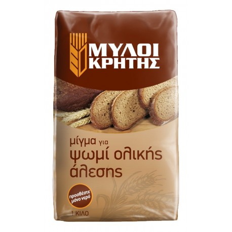 Amestec pentru paine grau intreg MILLS OF CRETE